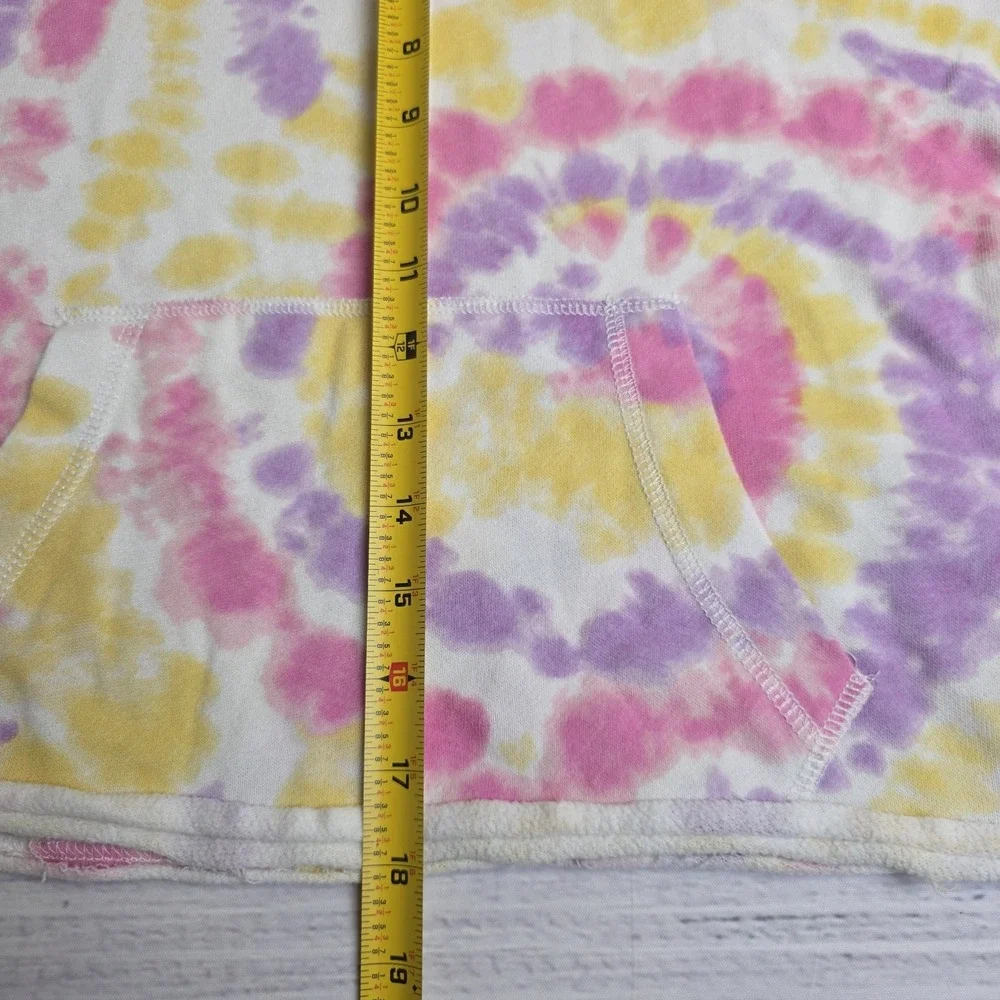 Abercrombie & Fitch Girl Juniors 11/12 Active Hoodie Sweatshirt‎ Light Tie Dye
